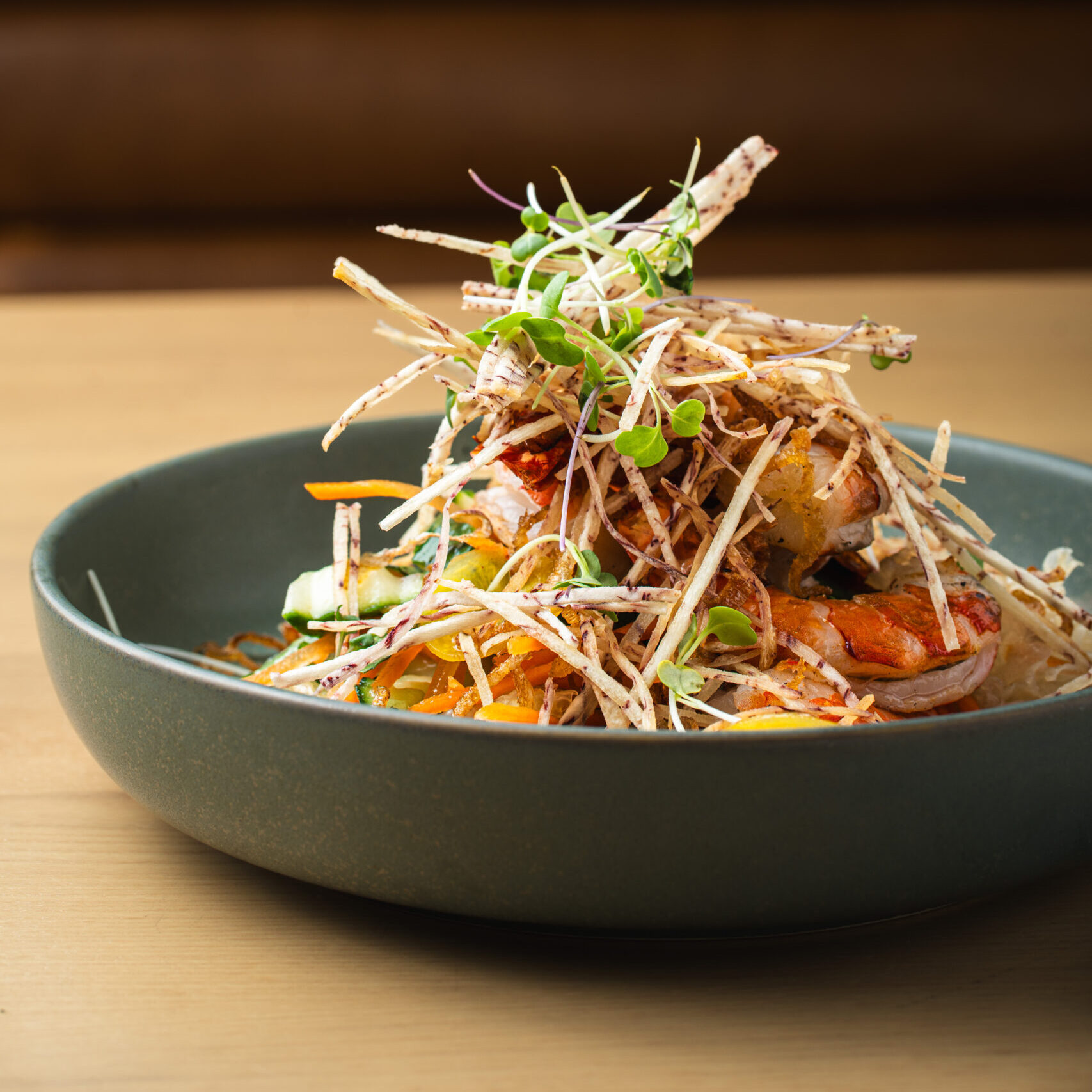 Grilled Tiger Prawn Salad