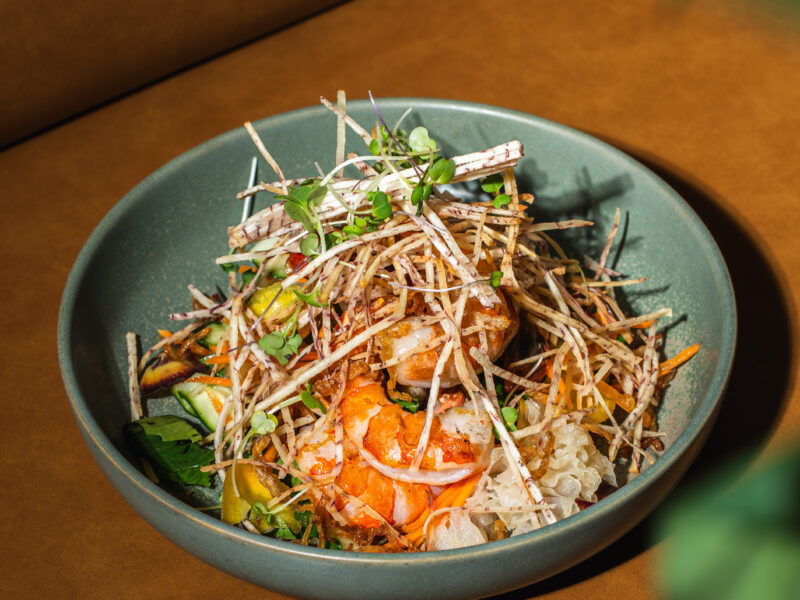 Grilled Tiger Prawn Salad