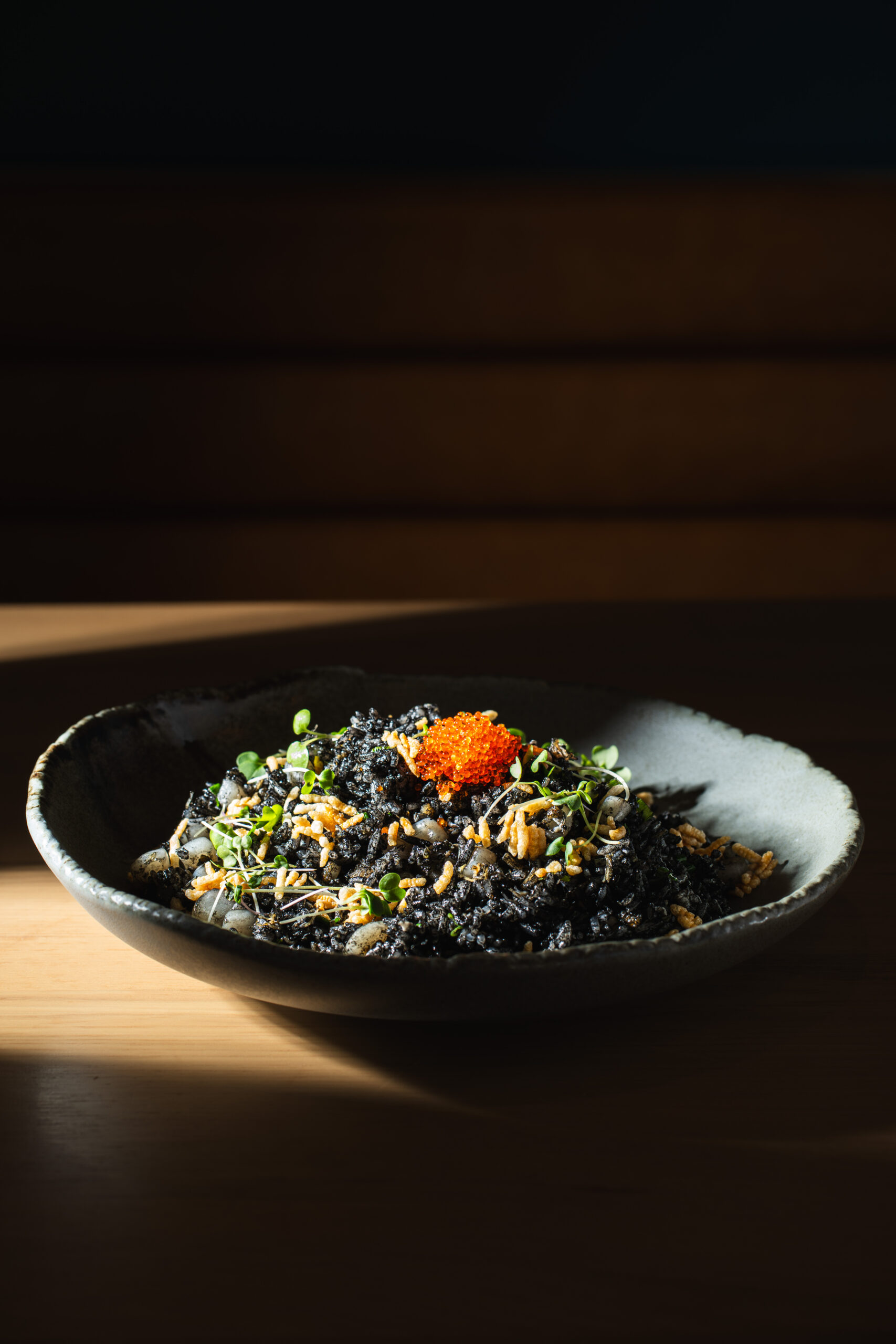 Squid Ink Fried Rice